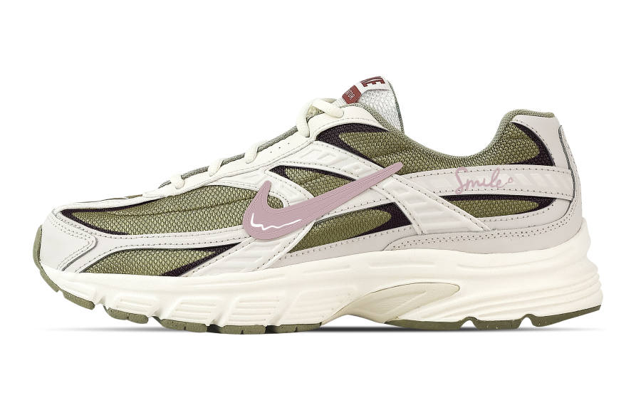 Nike Nike Initiator Support Breathable Low top Casual Running Shoes Men's Pink Green