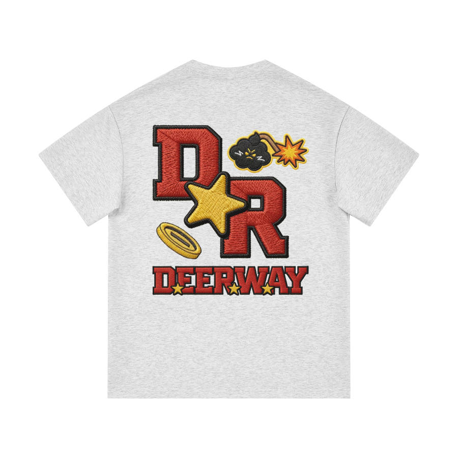 DEERWAY T Shirts Unisex Crew Neck Moderate Straight Fit