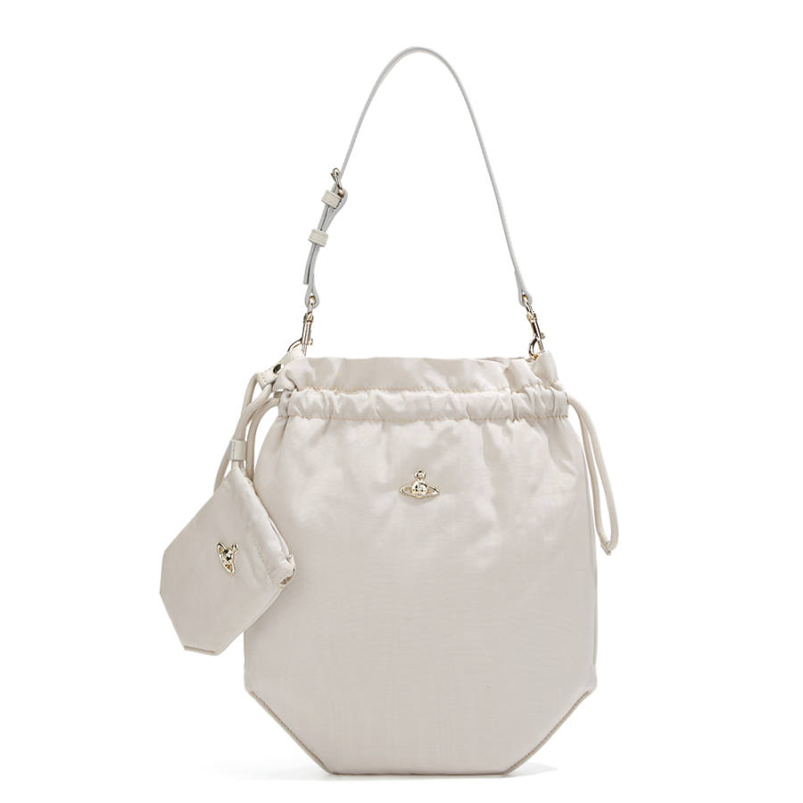 Vivienne Westwood Fabric Bucket Shoulder Bag Regular Women's Ecru