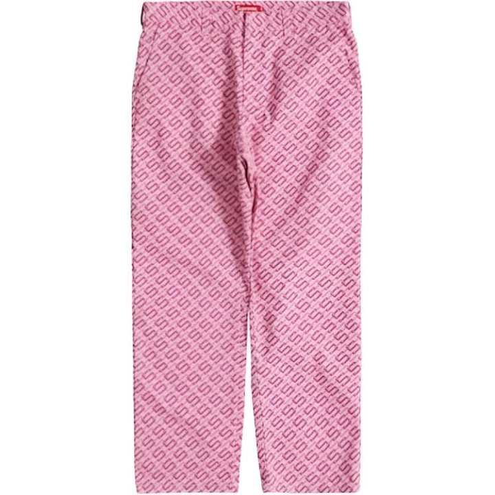 Supreme Supreme Casual Pants Unisex Pink Moderate Other