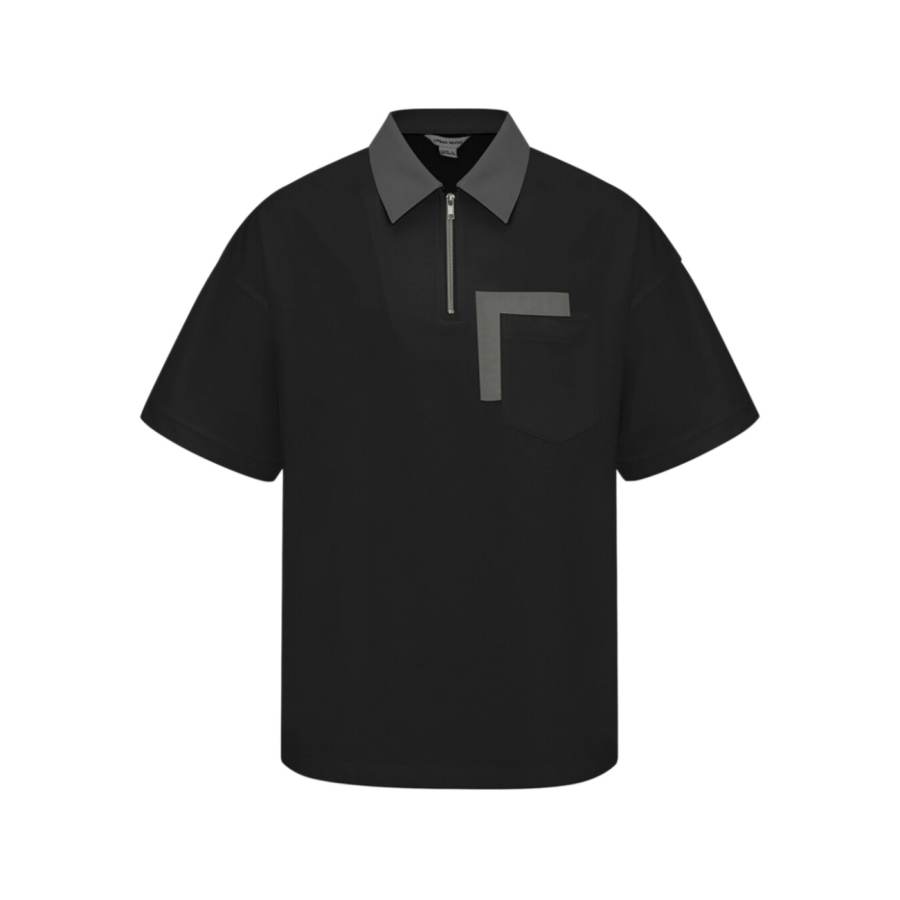 URBAN REVIVO Polo Shirts Men's Polo Collar Moderate Straight Fit