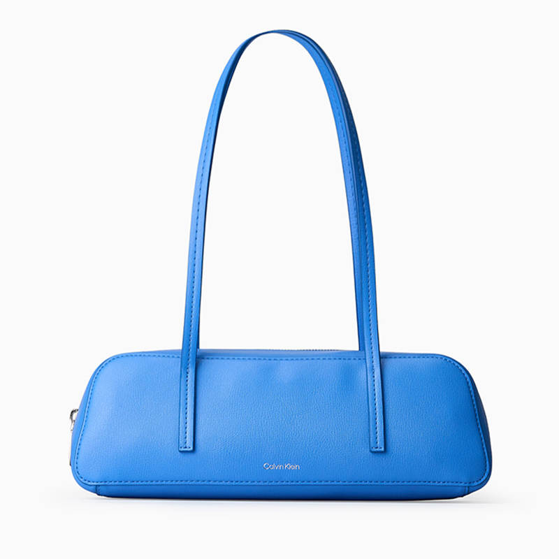 CALVIN KLEIN Blended Material Shoulder Bag Women's Royal Blue