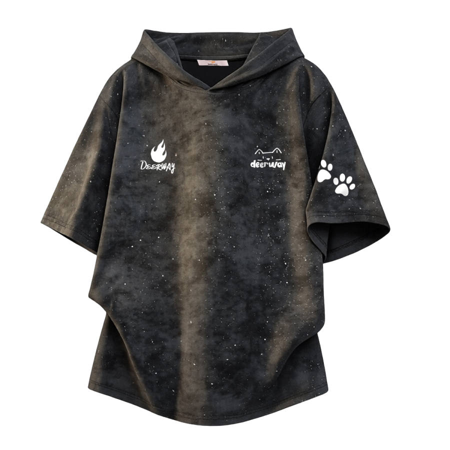 DEERWAY T Shirts Unisex Crew Neck Moderate Straight Fit