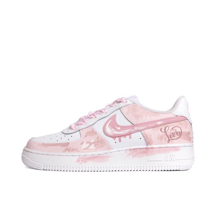 Nike Nike Air Force Leather Low top Kids' Skateboarding Shoes Unisex