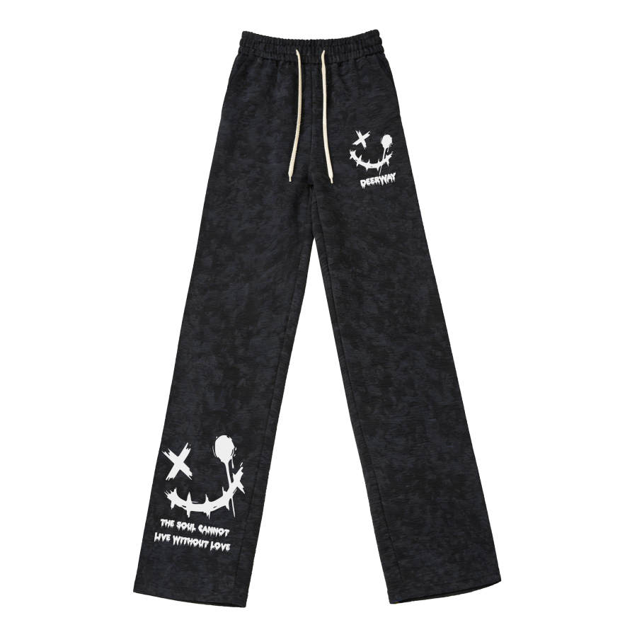DEERWAY Casual Pants Unisex Moderate Straight Fit Pants