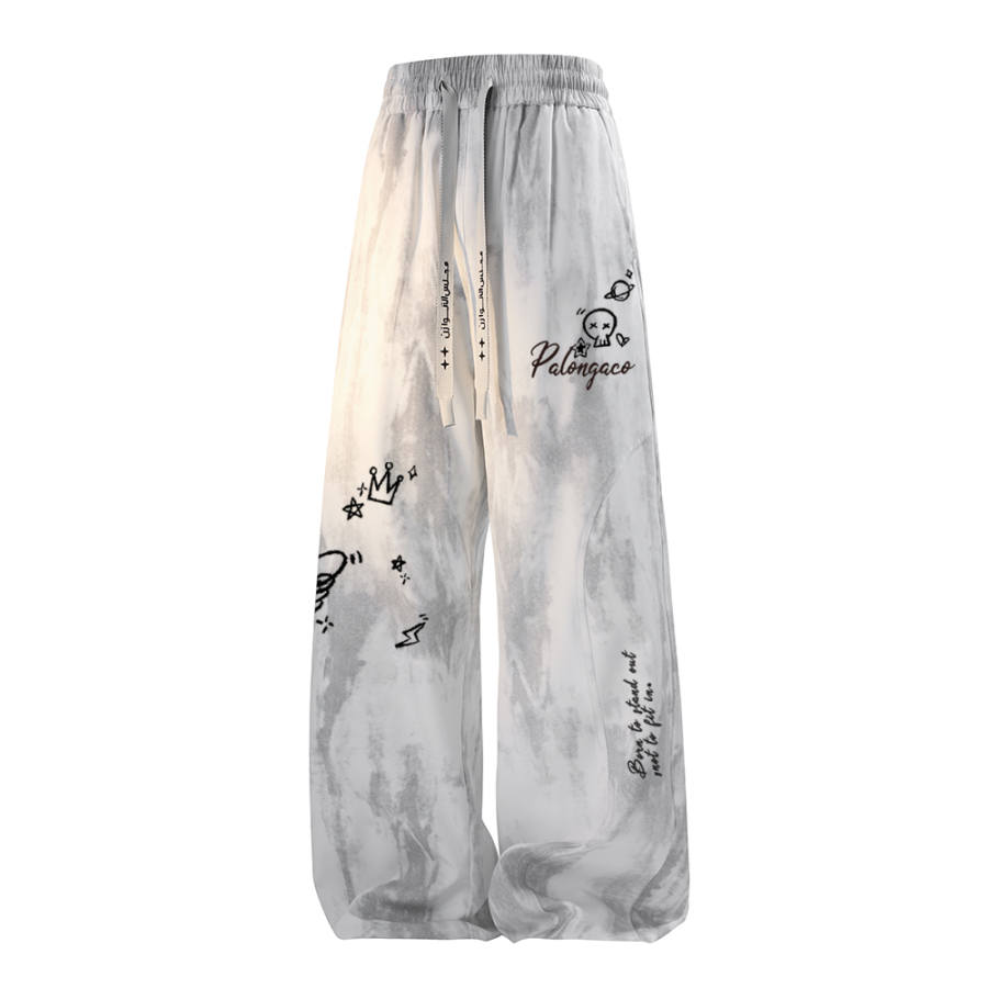 PAL ONGACO Casual Pants Unisex Moderate Straight Fit Pants