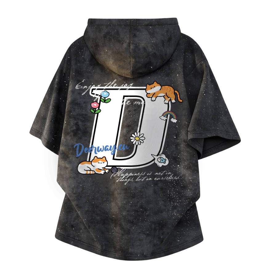 DEERWAY T Shirts Unisex Crew Neck Moderate Straight Fit