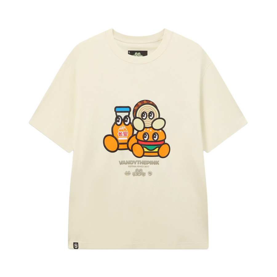 Li-Ning Li Ning x VANDY THRPINK T Shirt Men's Xuan Paper White