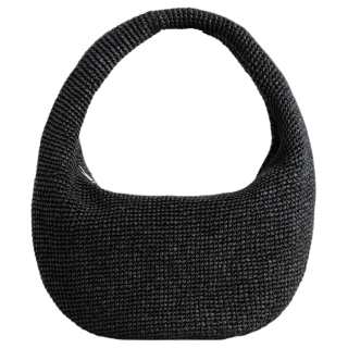 COS Paper Shoulder Bag Women's Black