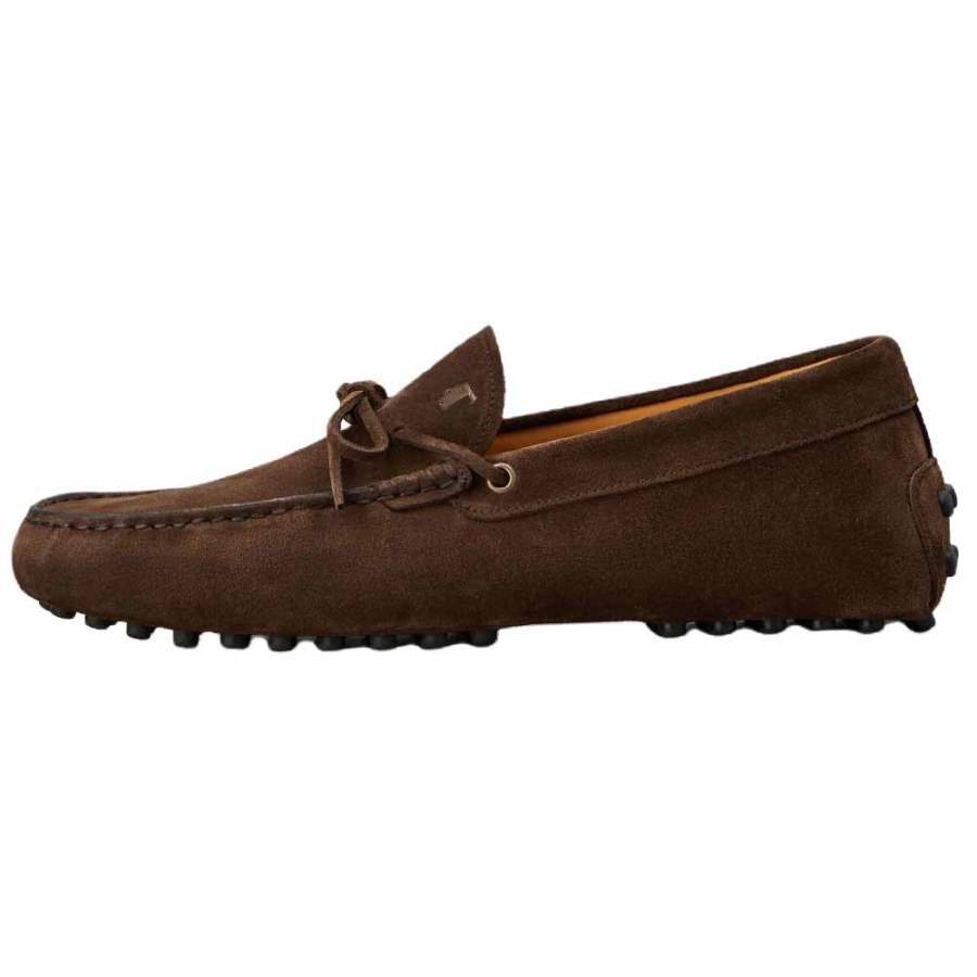 TOD'S Logo Detailed Lace-Up Boat Shoes