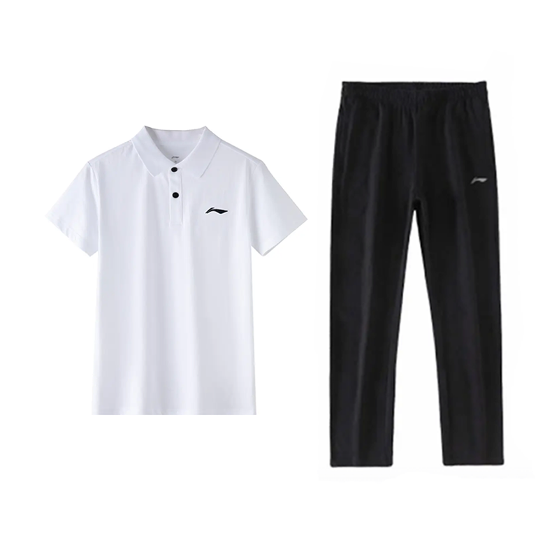 Li-Ning Li Ning Casual Sportswear Unisex Standard White+Black