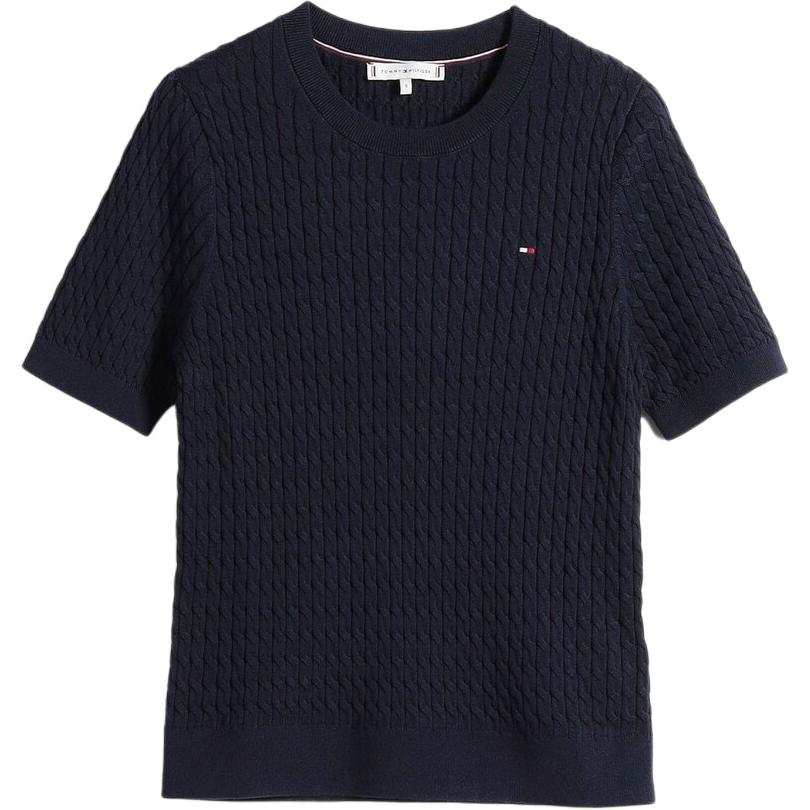 Tommy Hilfiger Sweaters Women's Dark Blue Crew Neck Moderate Other