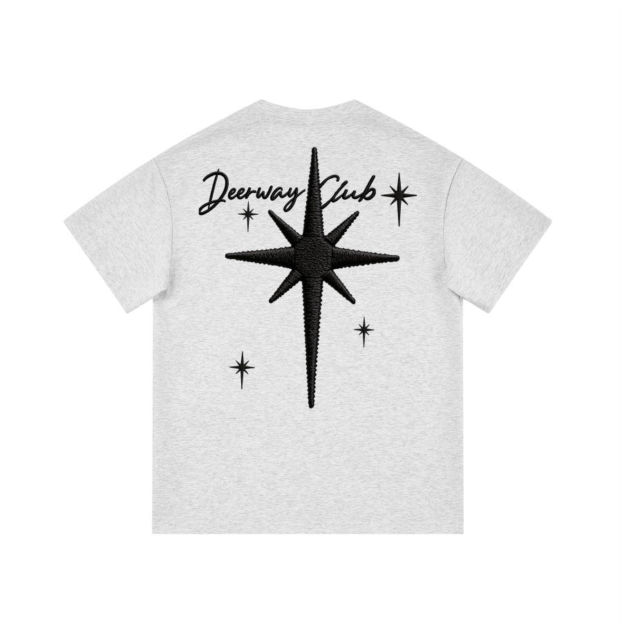 DEERWAY T Shirts Unisex Crew Neck Moderate Straight Fit
