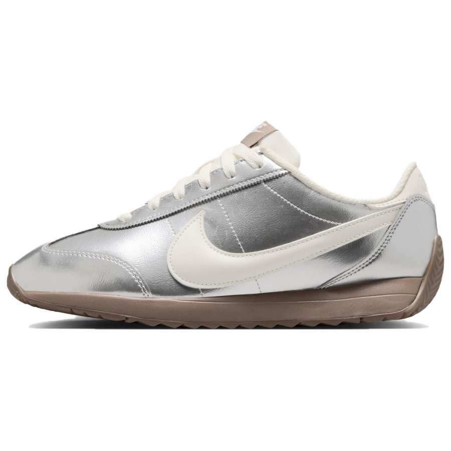 Nike Nike Pacific Synthetic Leather Casual Shoes Women's Metallic Silver