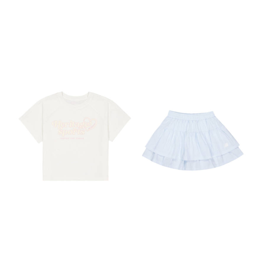 New Balance Kids' New Balance Skirt Set SS26 2 Piece Set