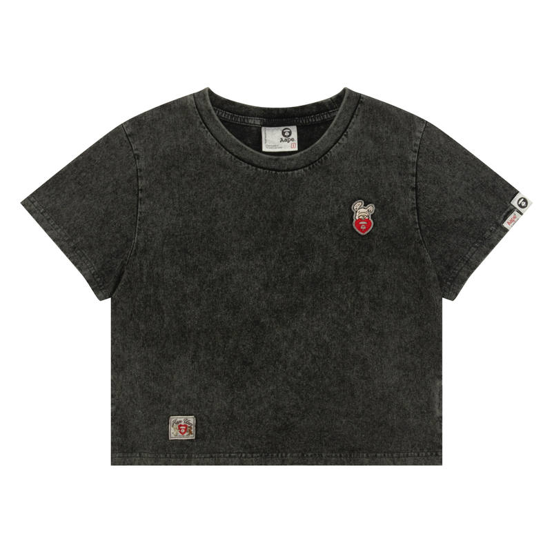 Aape T Shirts Women's Crew Neck Moderate Straight Fit