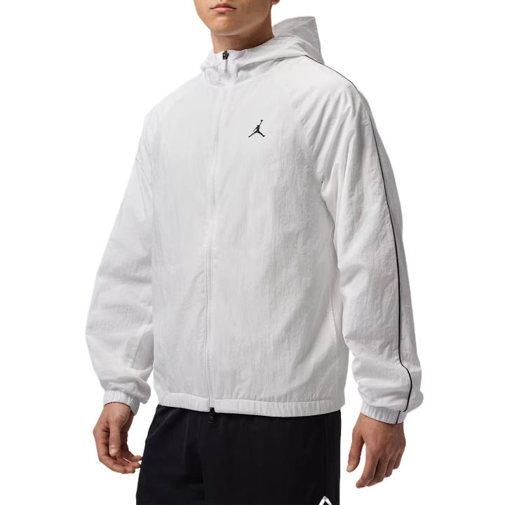Jordan Jordan Jackets Men's White/Black Hooded Non Detachable Moderate Other