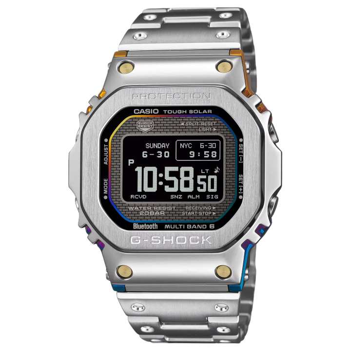 CASIO CASIO 5000 Collection Bluetooth Wave Solar Quartz Movement Stainless Steel Strap Watch Men's Watches