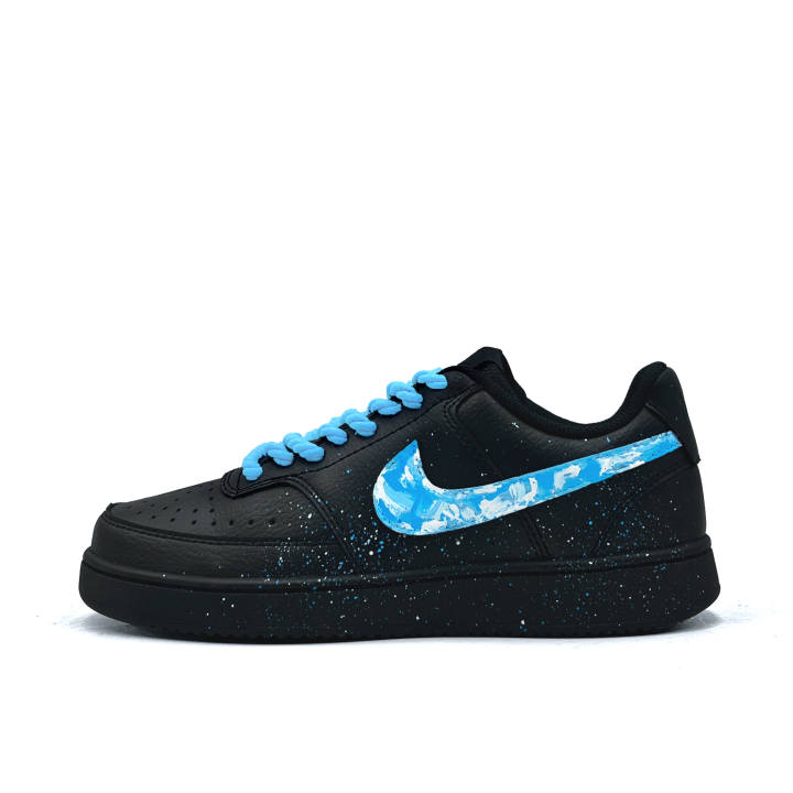 Nike Nike Court Vision Low Celadon Glaze Shadow Synthetic Leather Abrasion Resistant Low top Skateboard Shoes Unisex