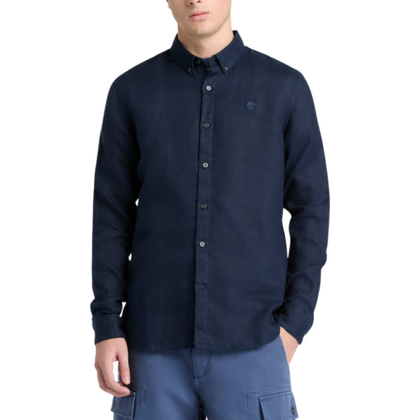 Timberland Shirts Men's Dark Sapphire Lapel Moderate