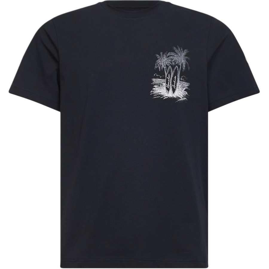 Moncler T Shirts Men's Blue Crew Neck