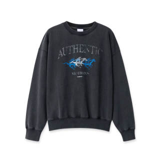 PANE Spring Crew Neck Sweatshirt Women's Charcoal Gray