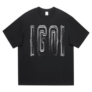 IGOI T Shirts Unisex Crew Neck Thin Straight Fit