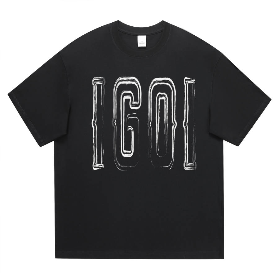 IGOI T Shirts Unisex Crew Neck Thin Straight Fit