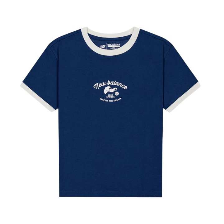 New Balance New Balance Kids T Shirts Crew Neck Moderate