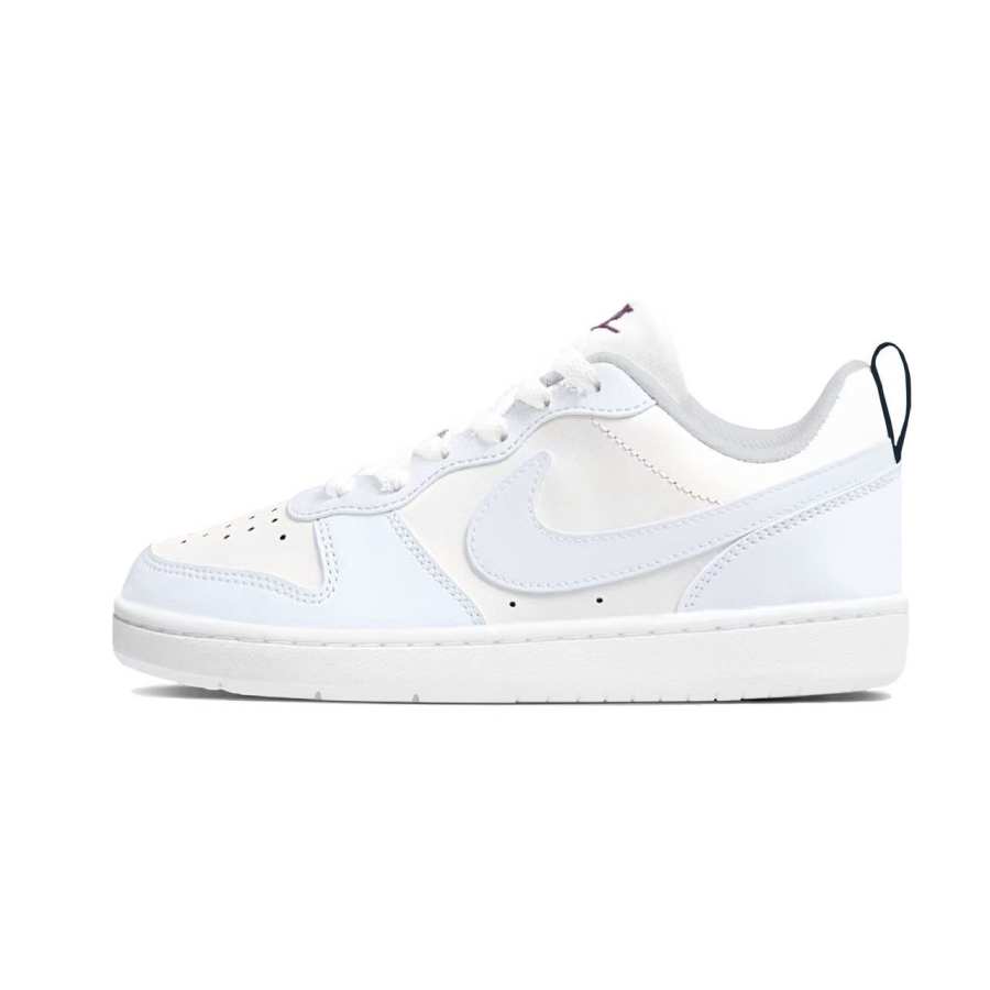 Nike Nike Court Borough Maris Sal Milk Blue Leather Slip Resistant Abrasion Resistant Low top Skateboard Shoes Women's
