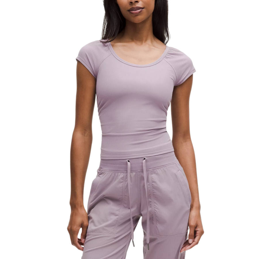 Lululemon Yoga T Shirts Women's Crew Neck Thin