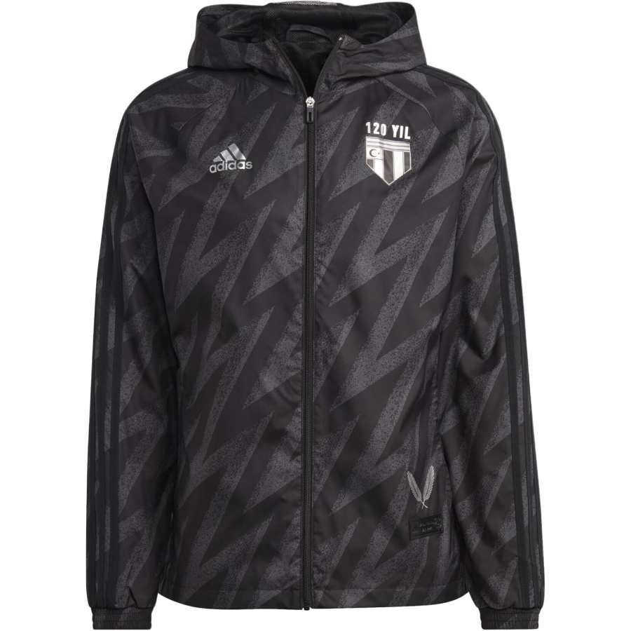 Adidas Adidas BJK 120 Years Anniversary Erkek Siyah Rüzgarlık Jackets & Coats Men's