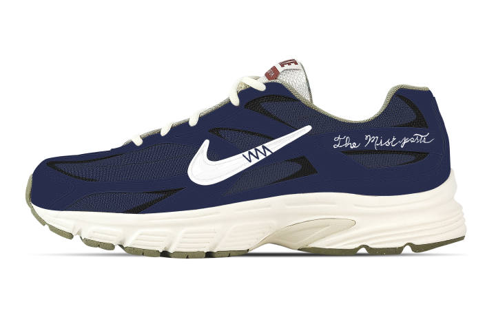 Nike Nike Initiator Support Breathable Low top Casual Running Shoes Men's Navy Blue