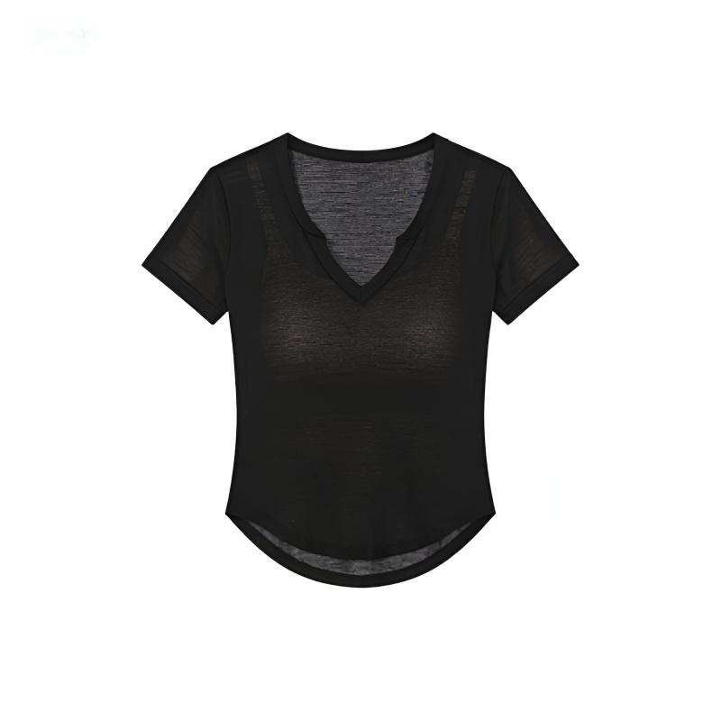DUSHE Women's Short Sleeved T Shirts Women's