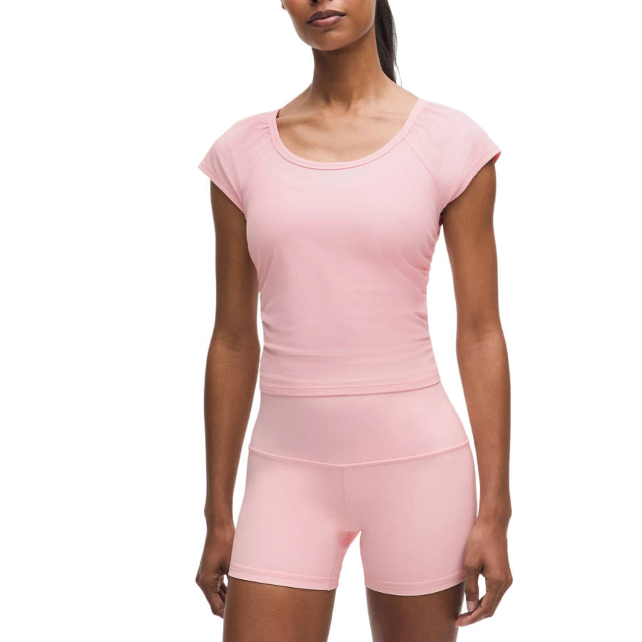 Lululemon Yoga T Shirts Women's Crew Neck Moderate
