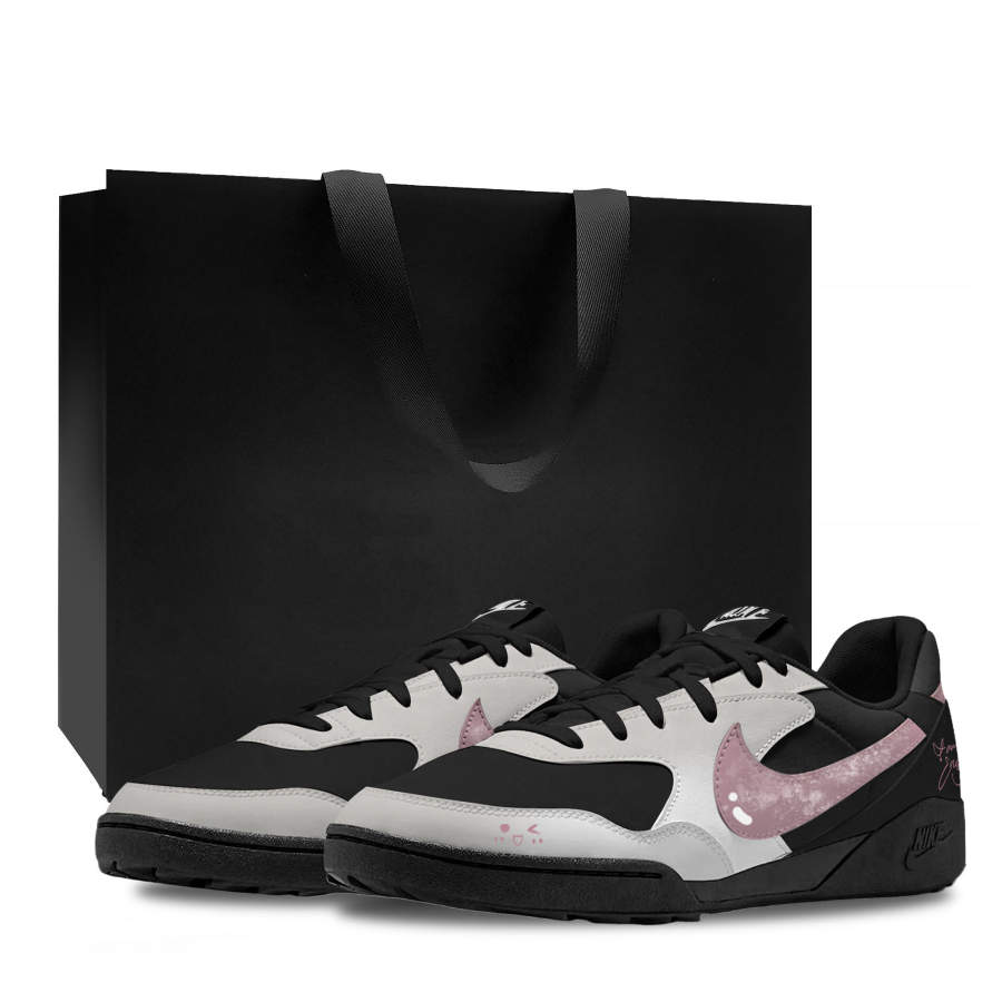 Nike Nike Terra Manta Cushioning Abrasion Resistant Breathable Slip Resistant Low top Casual Shoes Unisex Black Pink White
