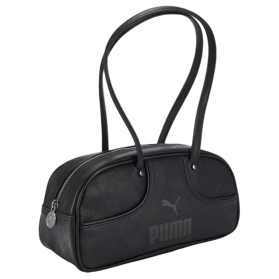 PUMA The Powerpuff Girls, Collaboration Artificial Leather Handbag Regular Unisex Black