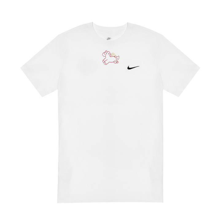Nike Nike Sportswear T Shirts Unisex White Crew Neck Moderate Straight Fit