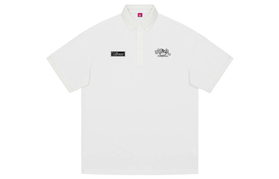 Disney Polo Shirts Unisex Lapel Thin Straight Fit