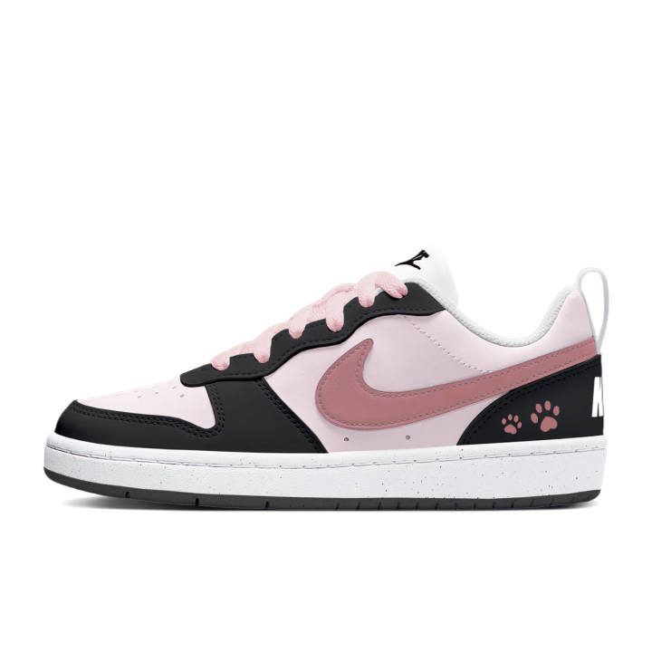 Nike Nike Court Borough Low top Skateboard Shoes Unisex White Pink Black