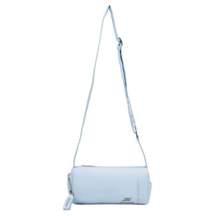 Skechers Comfortable Sports Collection Fabric Crossbody Bags Unisex Braised Salted Blue