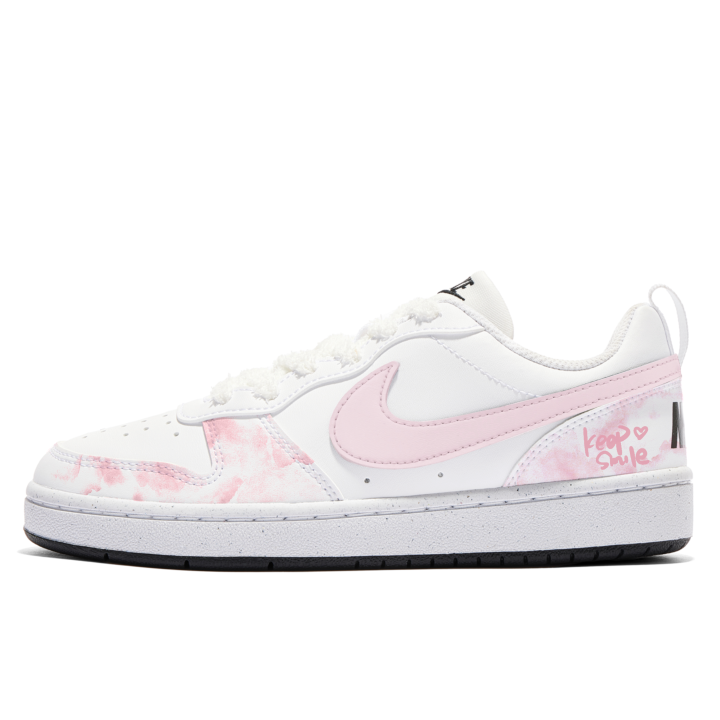 Nike Nike Court Borough Smiling Face, Shopping Bag Height Increasing Abrasion Resistant Slip Resistant Low top
