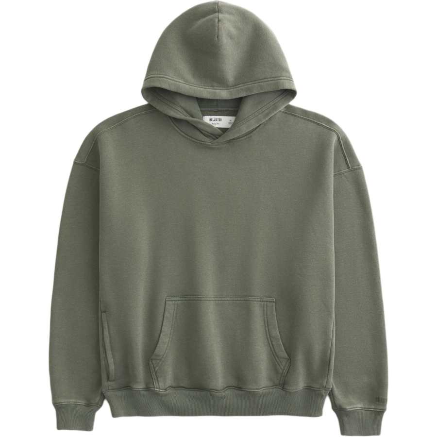 Hollister/ Sweatshirts Men's Green Hooded Moderate