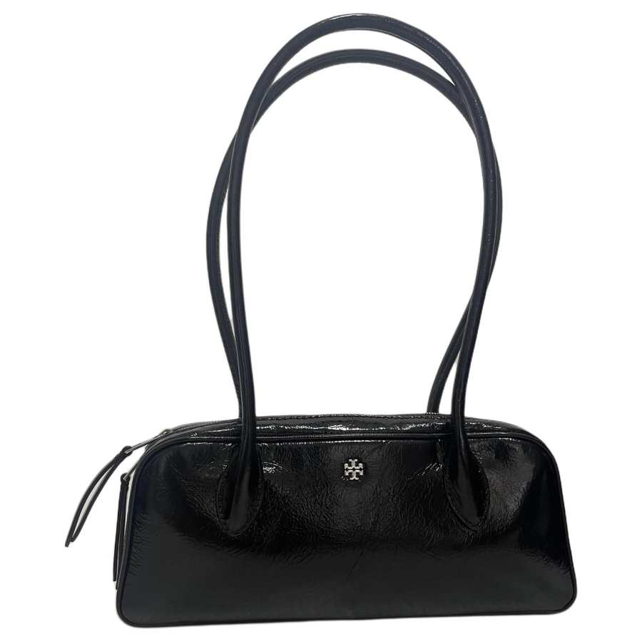 TORY BURCH Calfskin Handbag, Shoulder Bag Women's Black