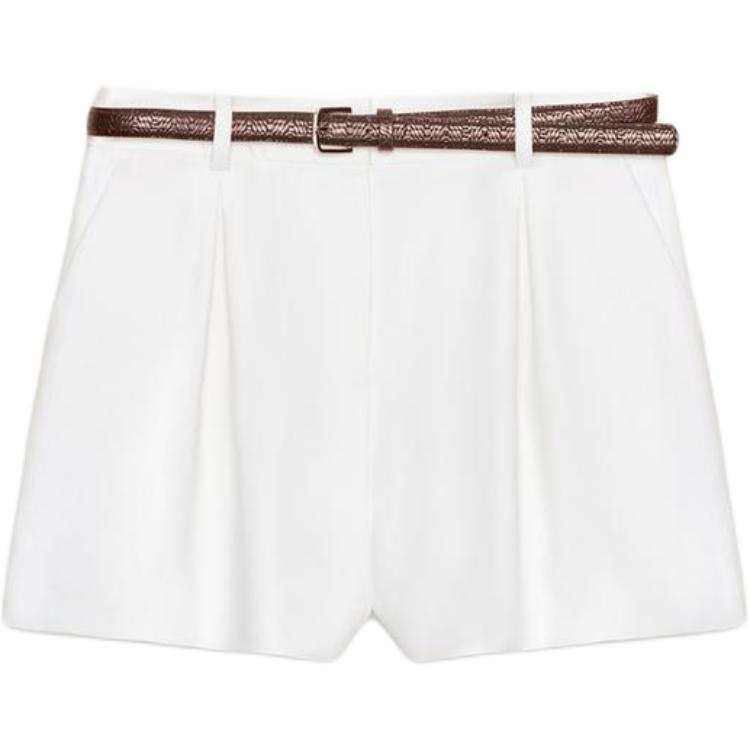 ZARA Casual Shorts Women's White Other
