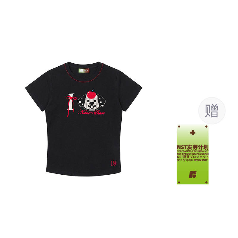 NSTNEW START Set in Sleeve T Shirt Women's