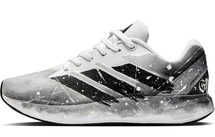 Adidas Adidas Duramo RC Mesh Cushioning Breathable Low top Sprint Racing Training Running Shoes Unisex Black White