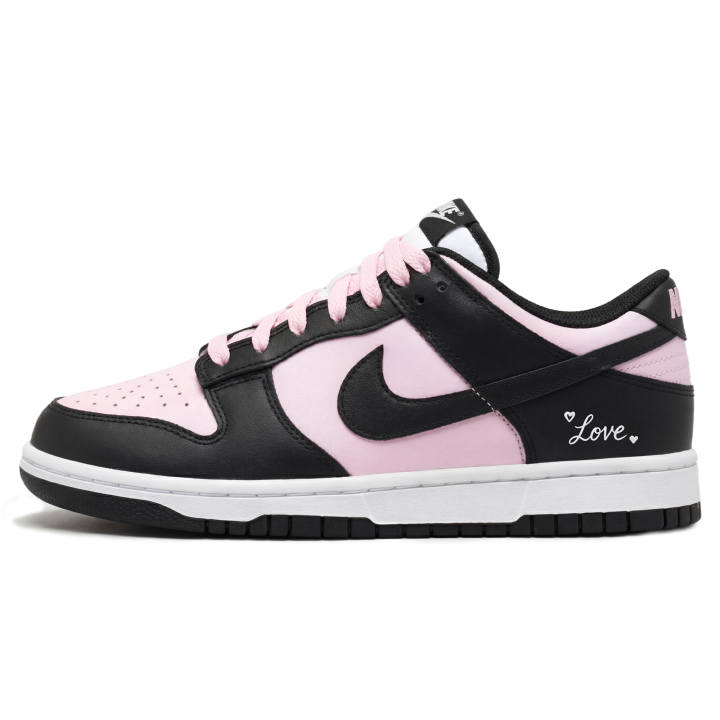 Nike Nike Dunk 'BlackPink Berry Sweetheart Abrasion Resistant Low top Skateboard Shoes Unisex Light Pink