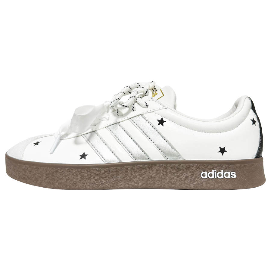 Adidas Adidas VL COURT 2.0 Friday Synthetic Leather Low top Skateboard Shoes Women's White Black