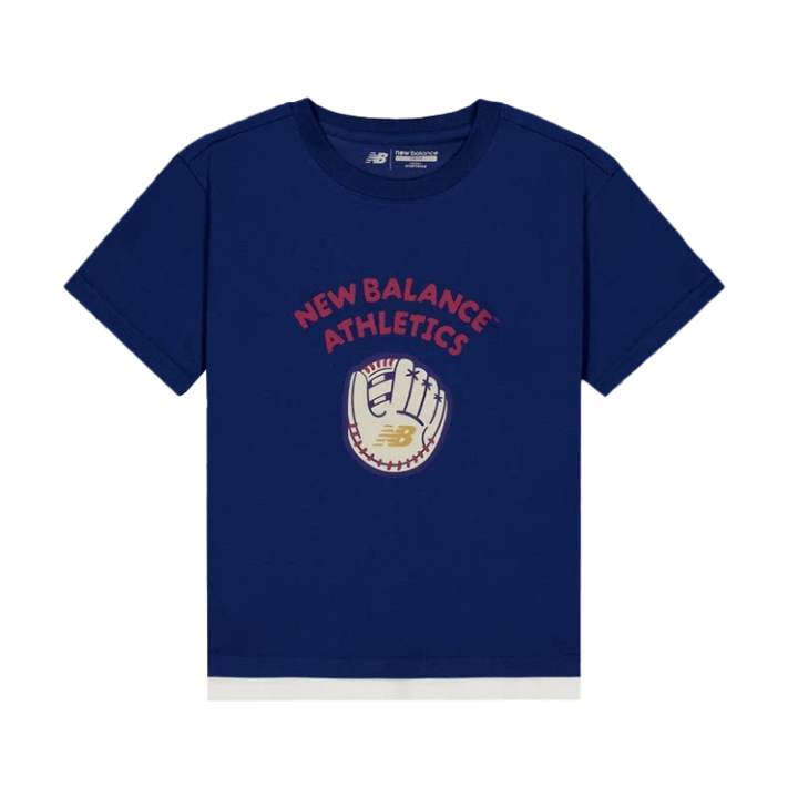 New Balance New Balance Kids T Shirts Crew Neck Moderate